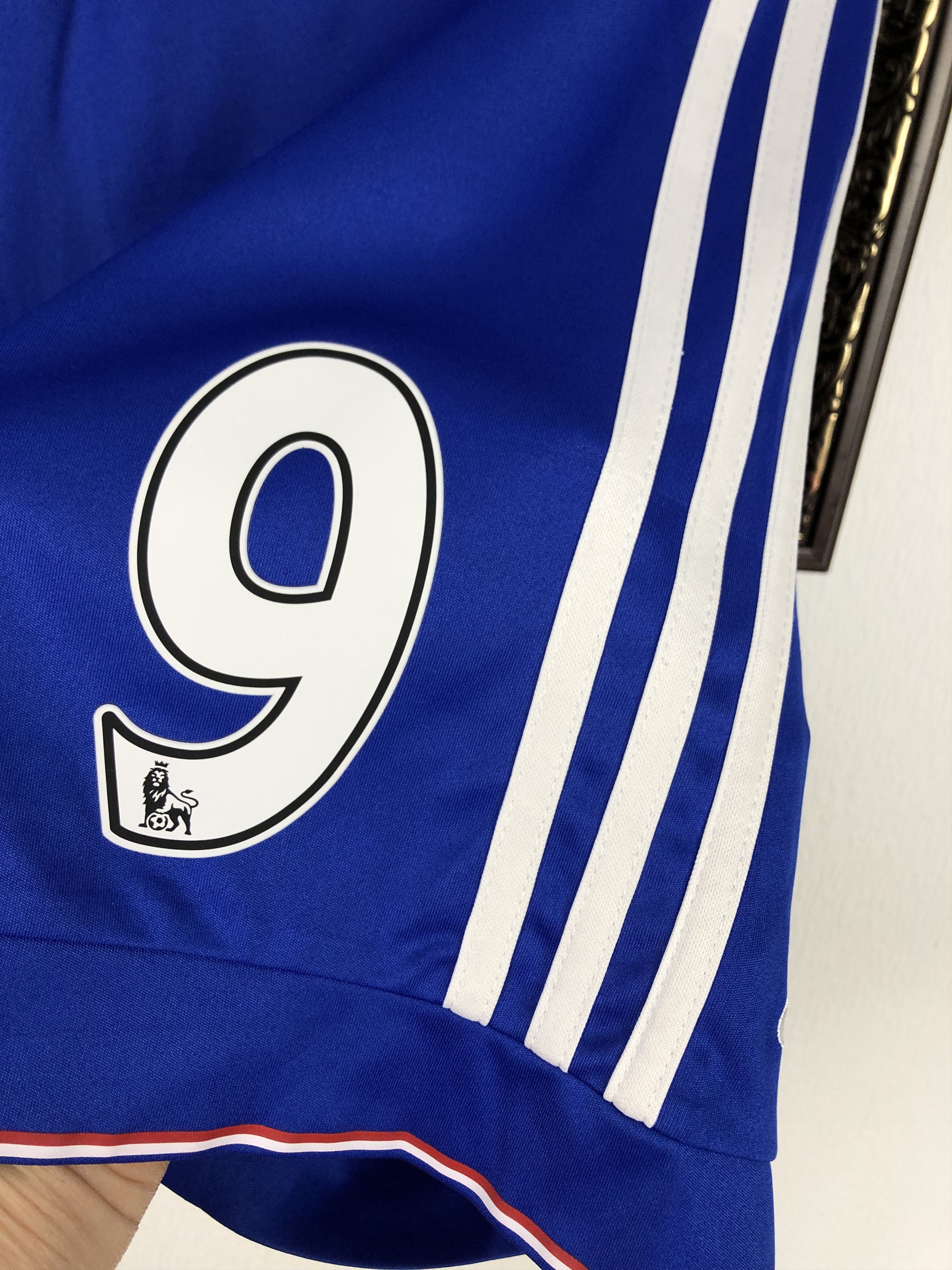 Adidas Adidas Chelsea Football Shorts Soccer Blue Mens #9 Falcao M Size US 32 / EU 48 - 3 Thumbnail