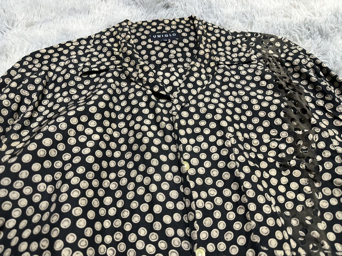 Japanese Brand 🔥Vintage Uniqlo Dot Perforated Shirt Y’s Cdg Jpg Style Size US M / EU 48-50 / 2 - 3 Thumbnail
