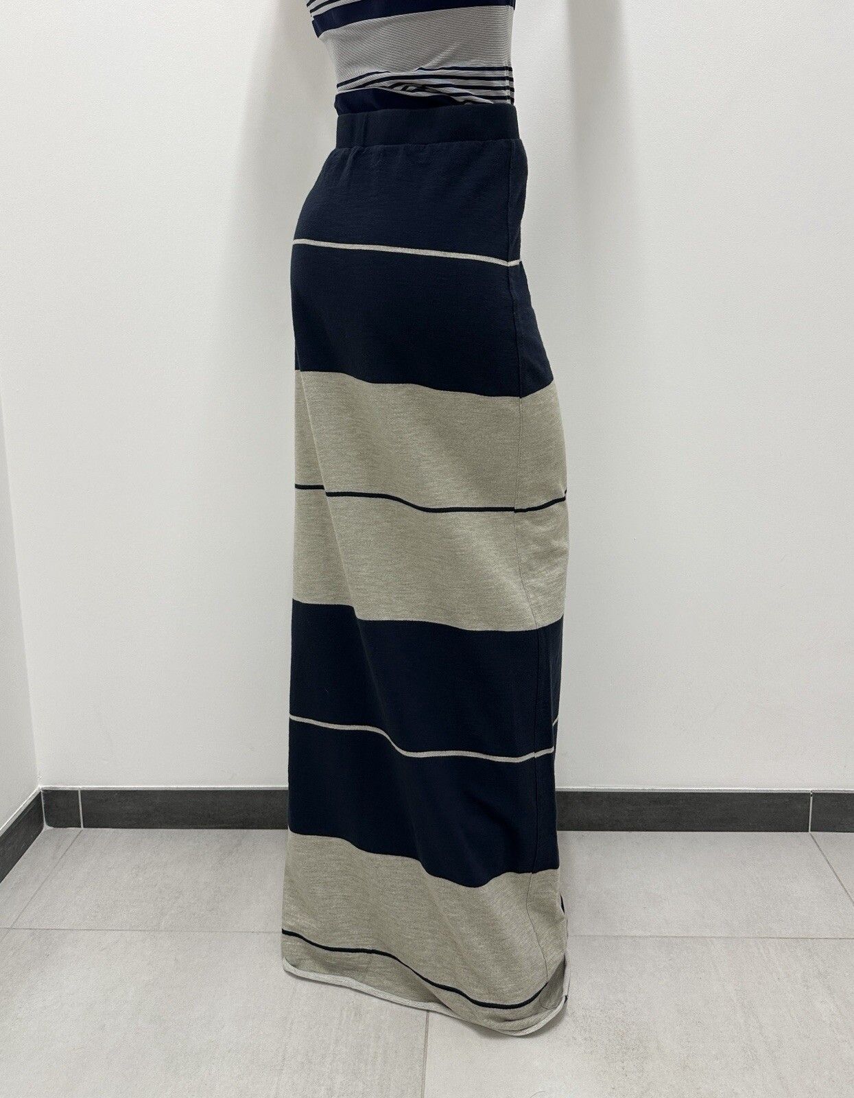 Acne Studios ACNE Nico F Striped Paw11 Long Skirt Maxi Cotton Blend Size 27" / US 4 / IT 40 - 2 Thumbnail