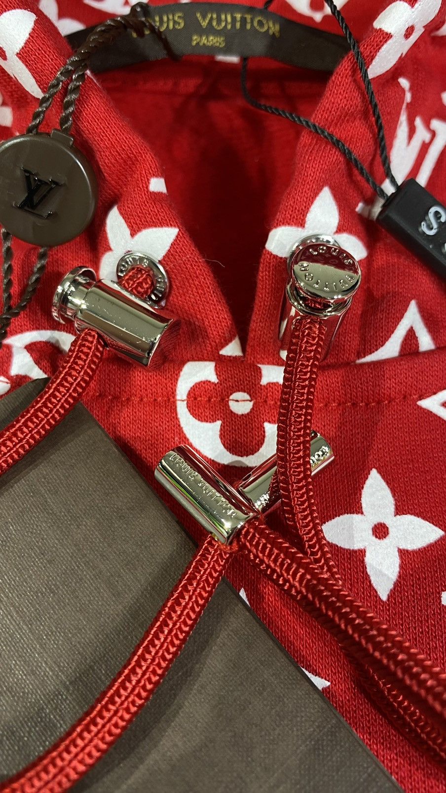 Louis Vuitton × Supreme LOUIS VUITTON X SUPREME M Box Logo Hoodie Size US M / EU 48-50 / 2 - 5 Thumbnail