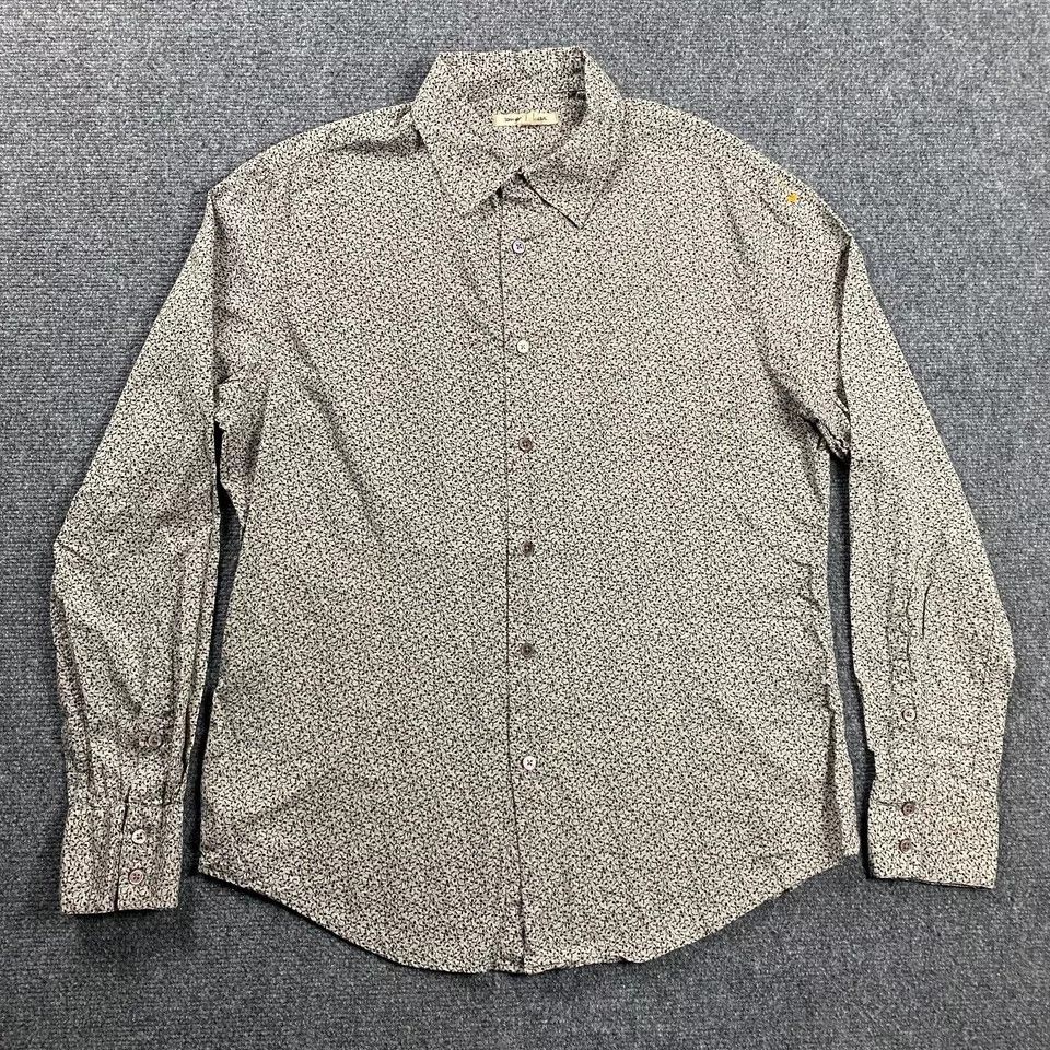 John Varvatos John Varvatos Shirt M Floral Button Up 100% Cotton Mens Size US M / EU 48-50 / 2 - 1 Thumbnail