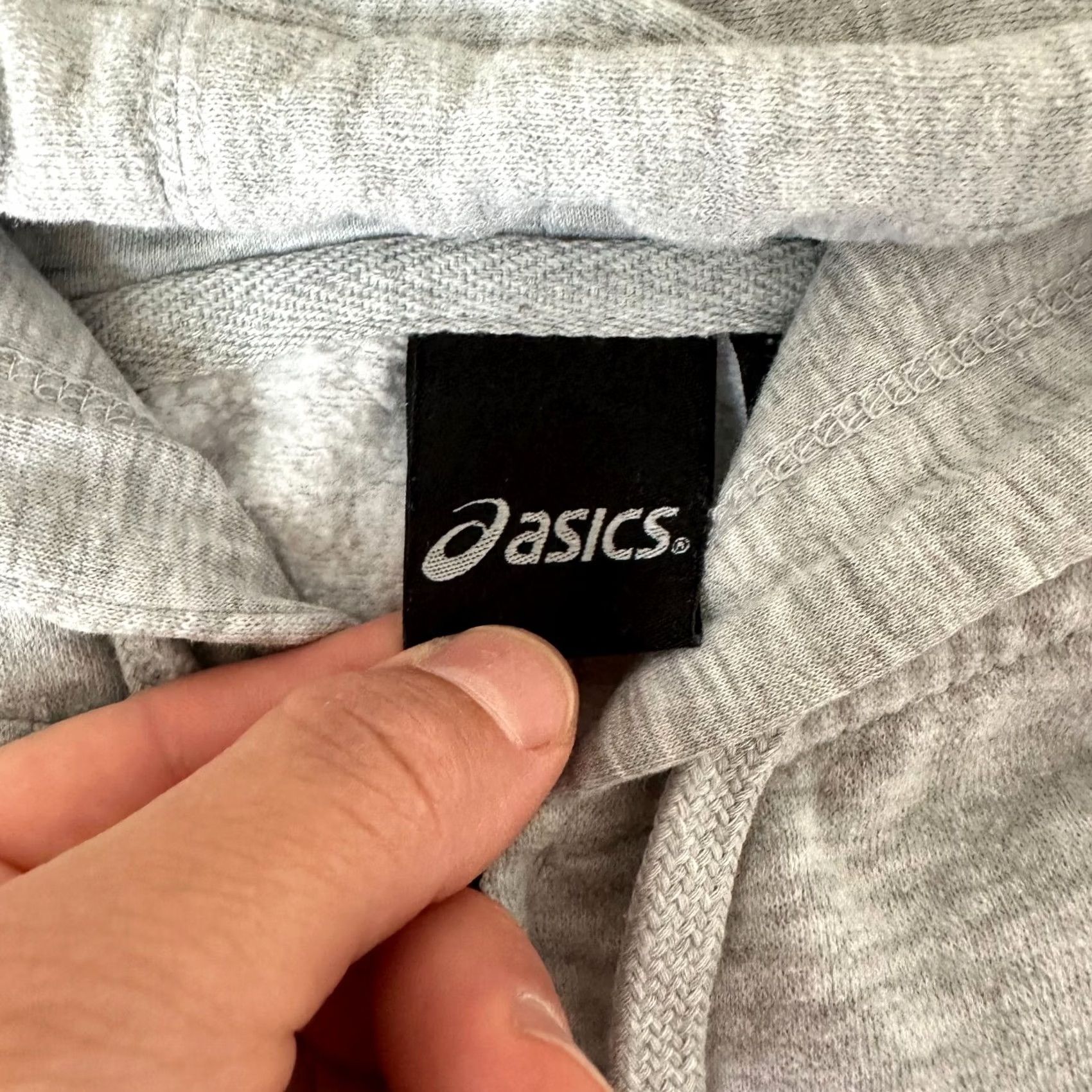 Asics ASICS Hoodie Womens M Gray Zip Up Logo Cotton Running Ladies Sweatshirt Size M / US 6-8 / IT 42-44 - 4 Thumbnail
