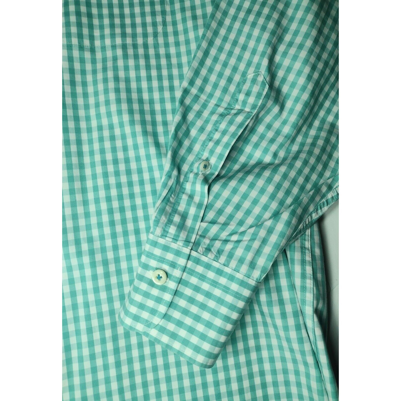Peter Millar Peter Millar Weekender Wash Gingham Check Mens Shirt Size XL Size US XL / EU 56 / 4 - 3 Thumbnail