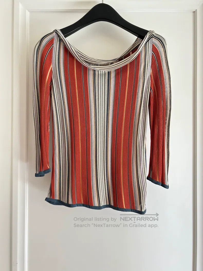 Hermes Hermes One-shoulder Seven-eighths Sleeve Slim Top Size S / US 4 / IT 40 - 8 Thumbnail