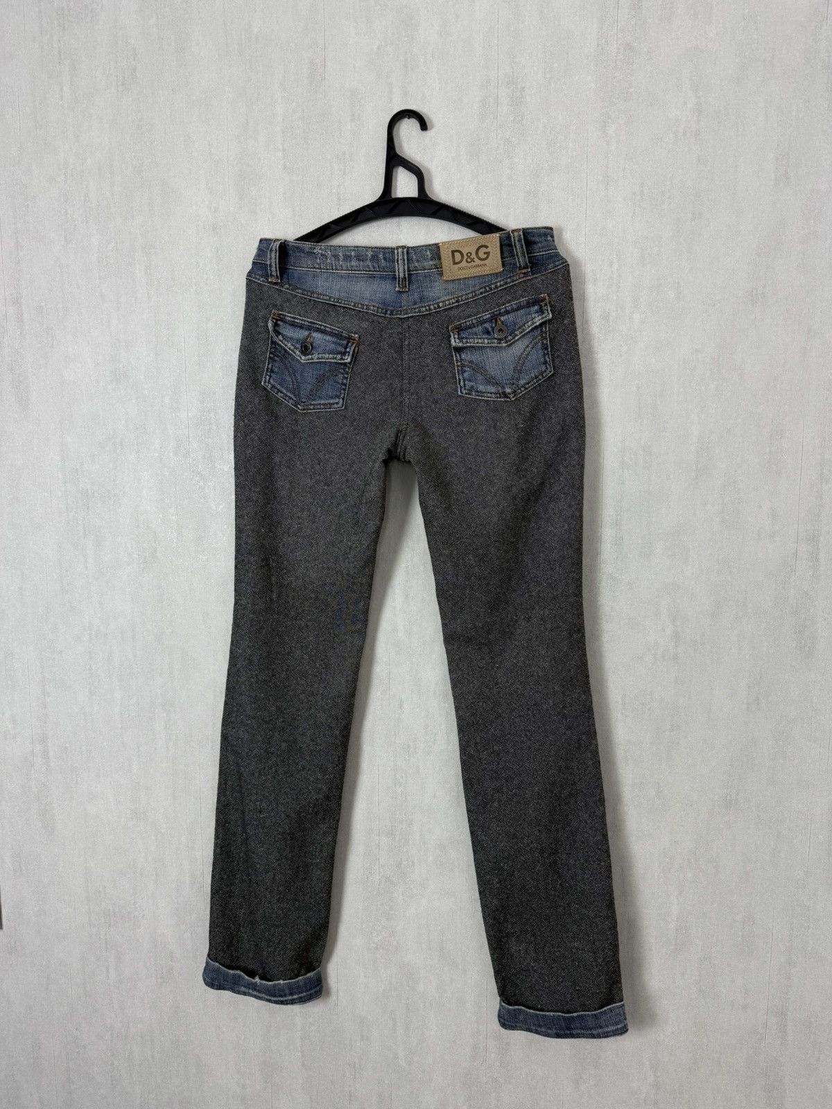 Dolce & Gabbana Dolce&Gabbana SS05 Women’s Archive Hybrid Wool/Denim Pants Size 33" - 3 Thumbnail