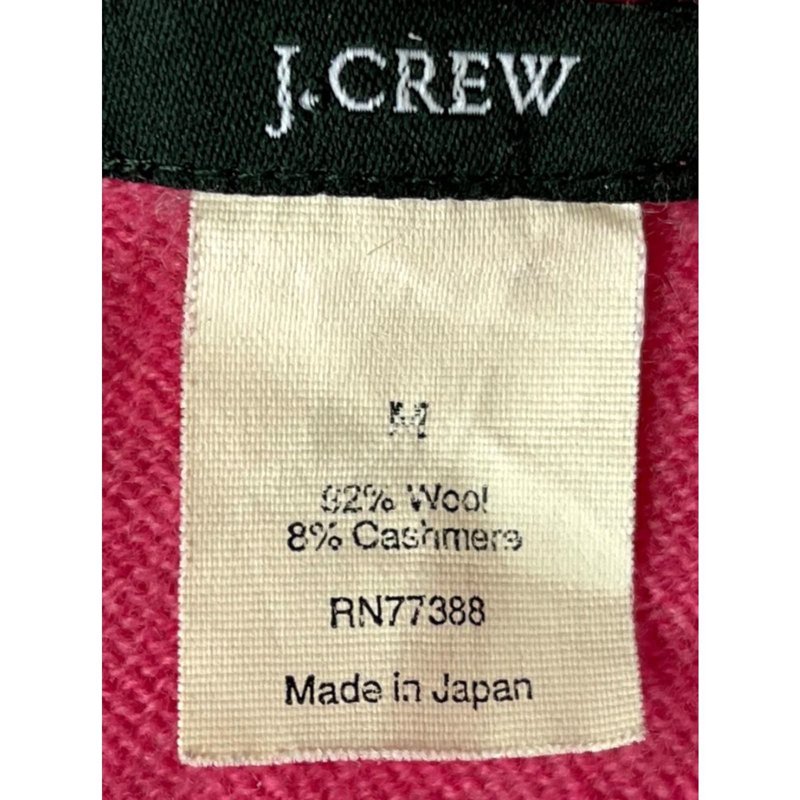 J.Crew VINTAGE J.CREW Blouse Shirt Women Medium Pink Sleeveless Halter Wool Cashmere Ruffle Chiffon Dry Clean Only Solid Pattern Made in Japan Size M / US 6-8 / IT 42-44 - 5 Thumbnail