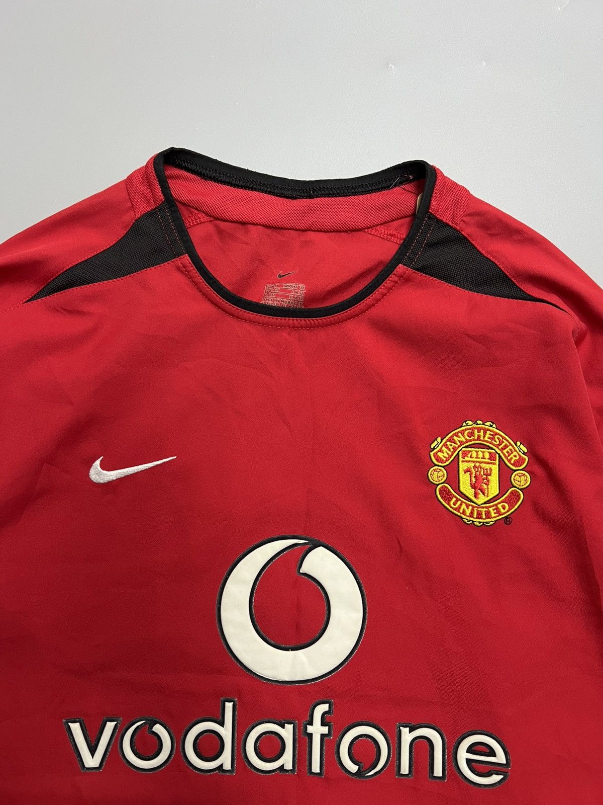 Vintage Vintage 2002-04 ManchesterUnited Vodafone Nike Jersey Size US M / EU 48-50 / 2 - 2 Thumbnail