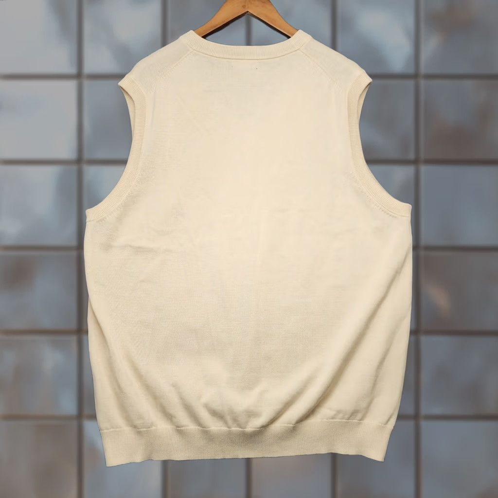 Vintage VINTAGE Paul Fredrick Sweater Vest Men 2XL Cream Supima Cotton Pullover Classic Knit Vest Mens XXL Knit Wool? Size US XXL / EU 58 / 5 - 1 Thumbnail