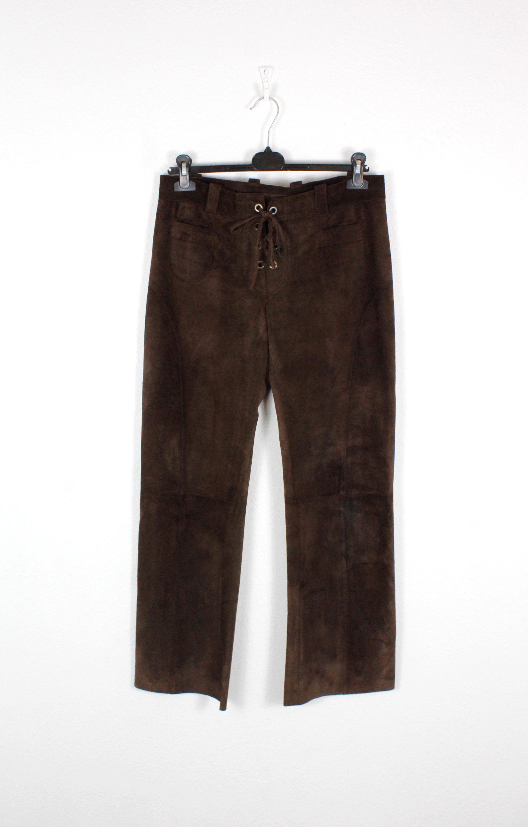 Leather × Marni Marni Cowgirl Western Leather Pants 44 Size 30" / US 8 / IT 44 - 1 Thumbnail