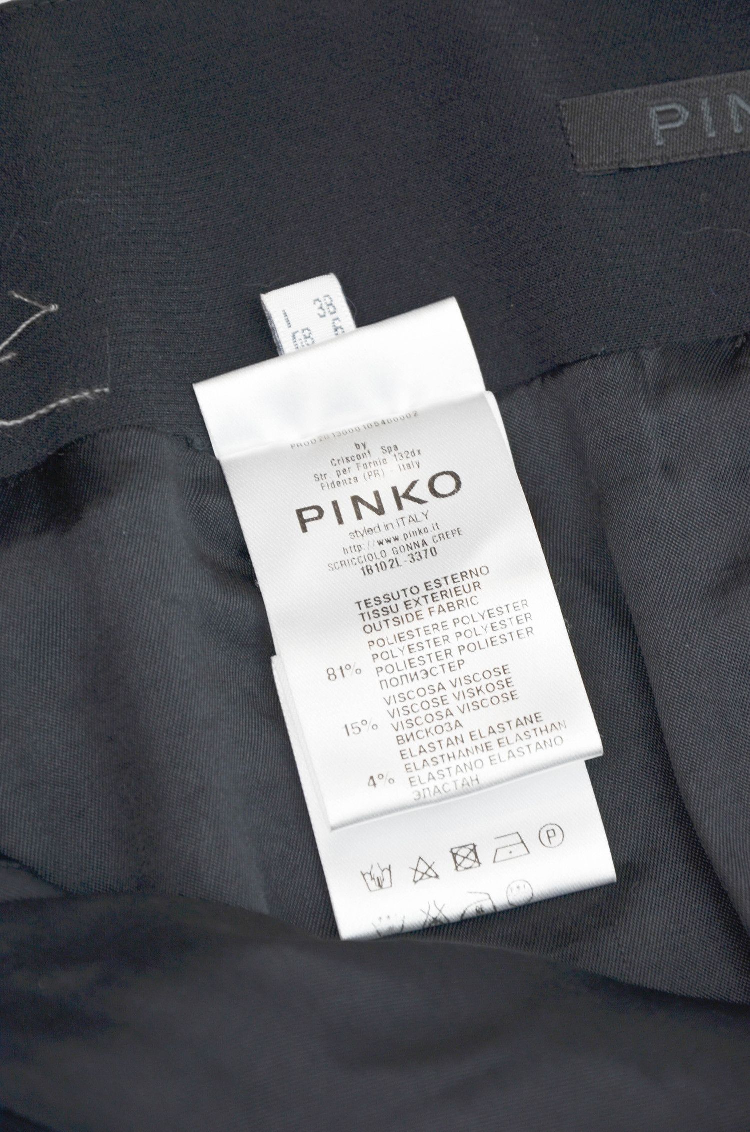 Pinko Pinko Crepe Mini Skirt Black Pleated - Size IT38 Size 26" / US 2 / IT 38 - 8 Thumbnail