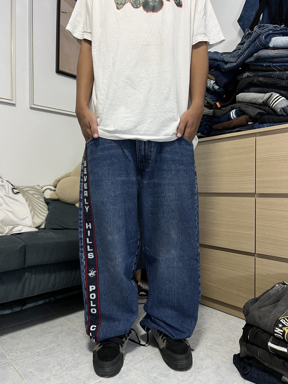 Beverly Hills Polo Club Polo club 90’s baggy Size US 38 / EU 54 - 5 Thumbnail