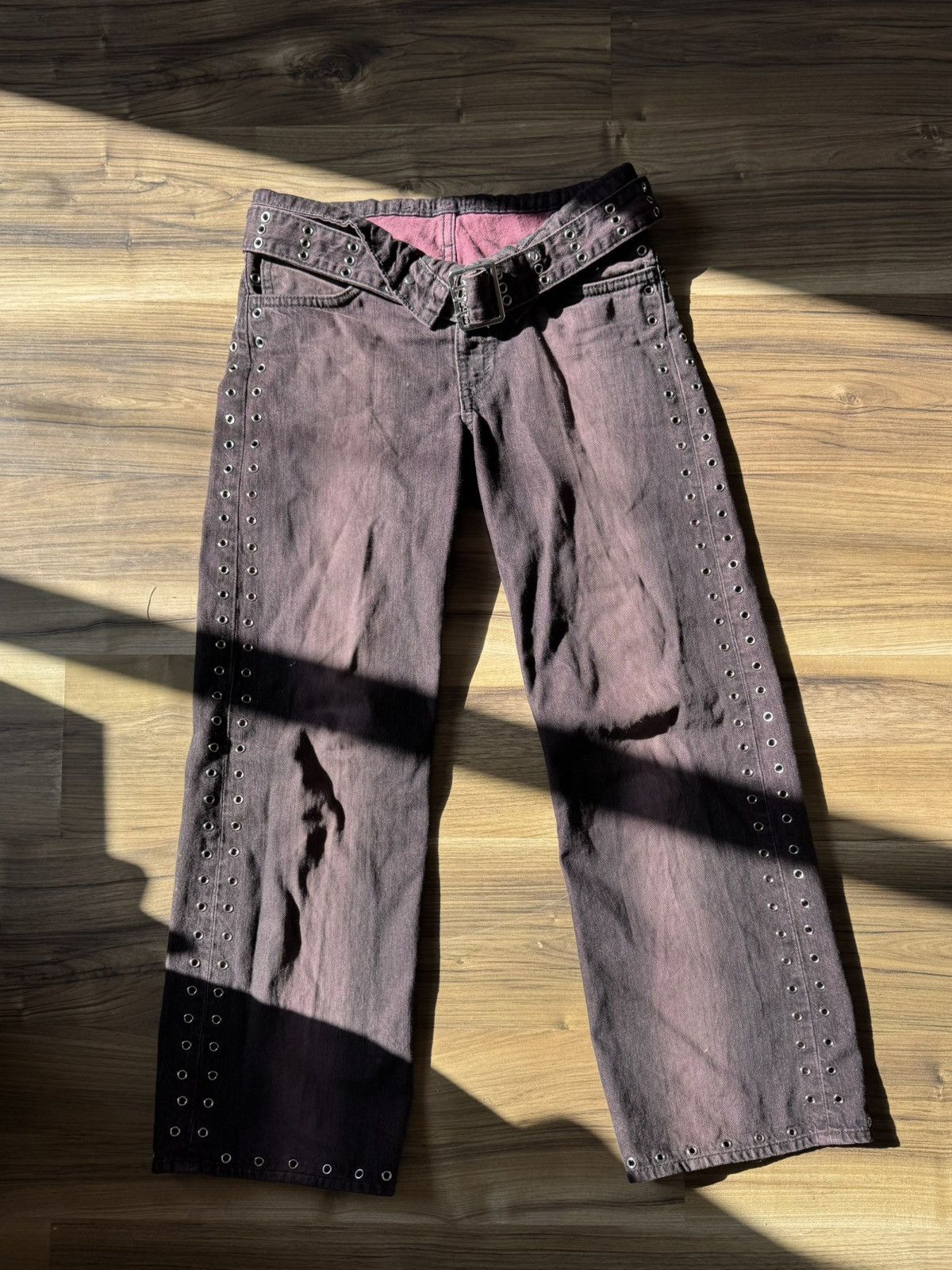 Cheap Monday Cheap Monday AntiLow Waist Baggy Jeans Pink Purple Size 27" / US 4 / IT 40 - 10 Thumbnail