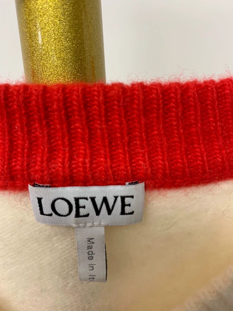 Loewe LOEWE High waist embroidered logo sweater Size L / US 10 / IT 46 - 3 Thumbnail