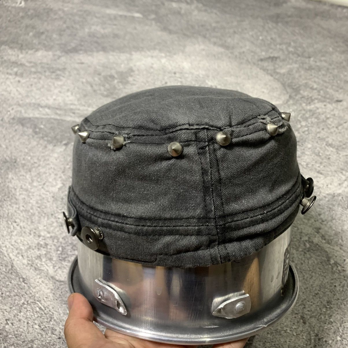 KMRii GOTHIC SKULL MILITARY DISTRESSED STUDDED HAT Size ONE SIZE - 5 Thumbnail