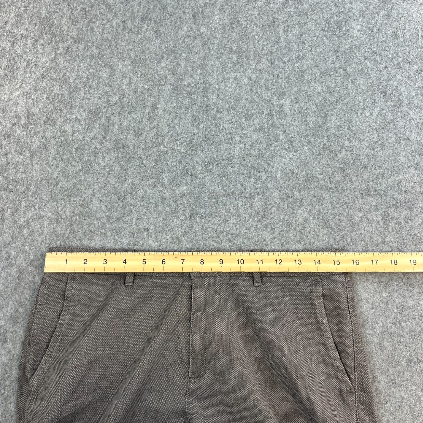 Hugo Boss Hugo Boss Chino Trousers Slim Tapered Grey 30 32 Men Regular 5-Pocket Cotton Elastan Casual Formal Workwear Preppy Size US 30 / EU 46 - 6 Thumbnail