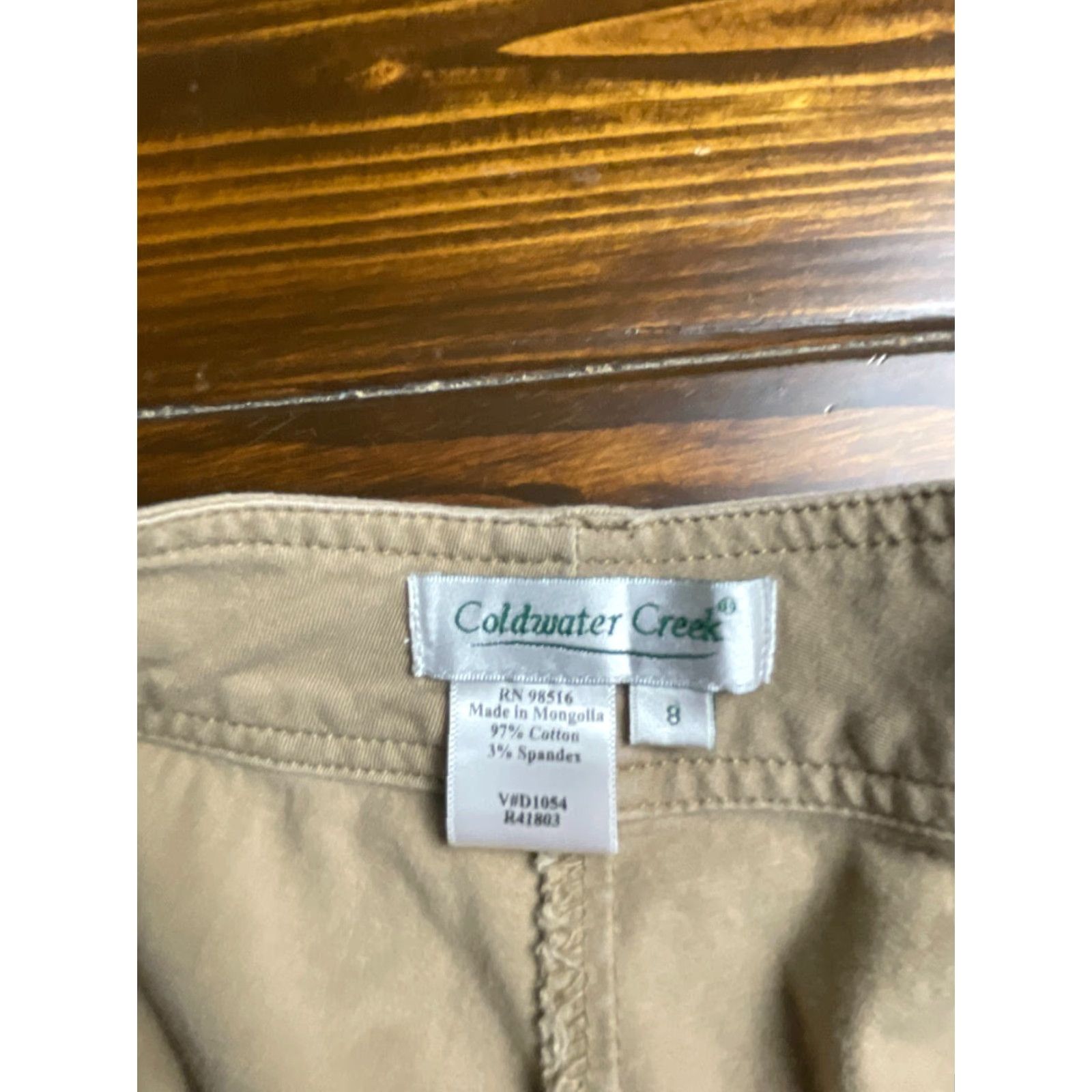 Coldwater Creek Coldwater Creek Pants, Women's Size 8, Tan, Cropped, Straight Leg Size 30" / US 8 / IT 44 - 7 Thumbnail
