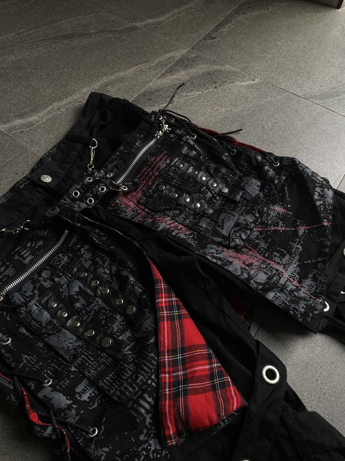 Seditionaries Rare Mad Punk Bondage Pants–Japan Punk/Gothic Tartan&Chains Size US 33 - 2 Thumbnail