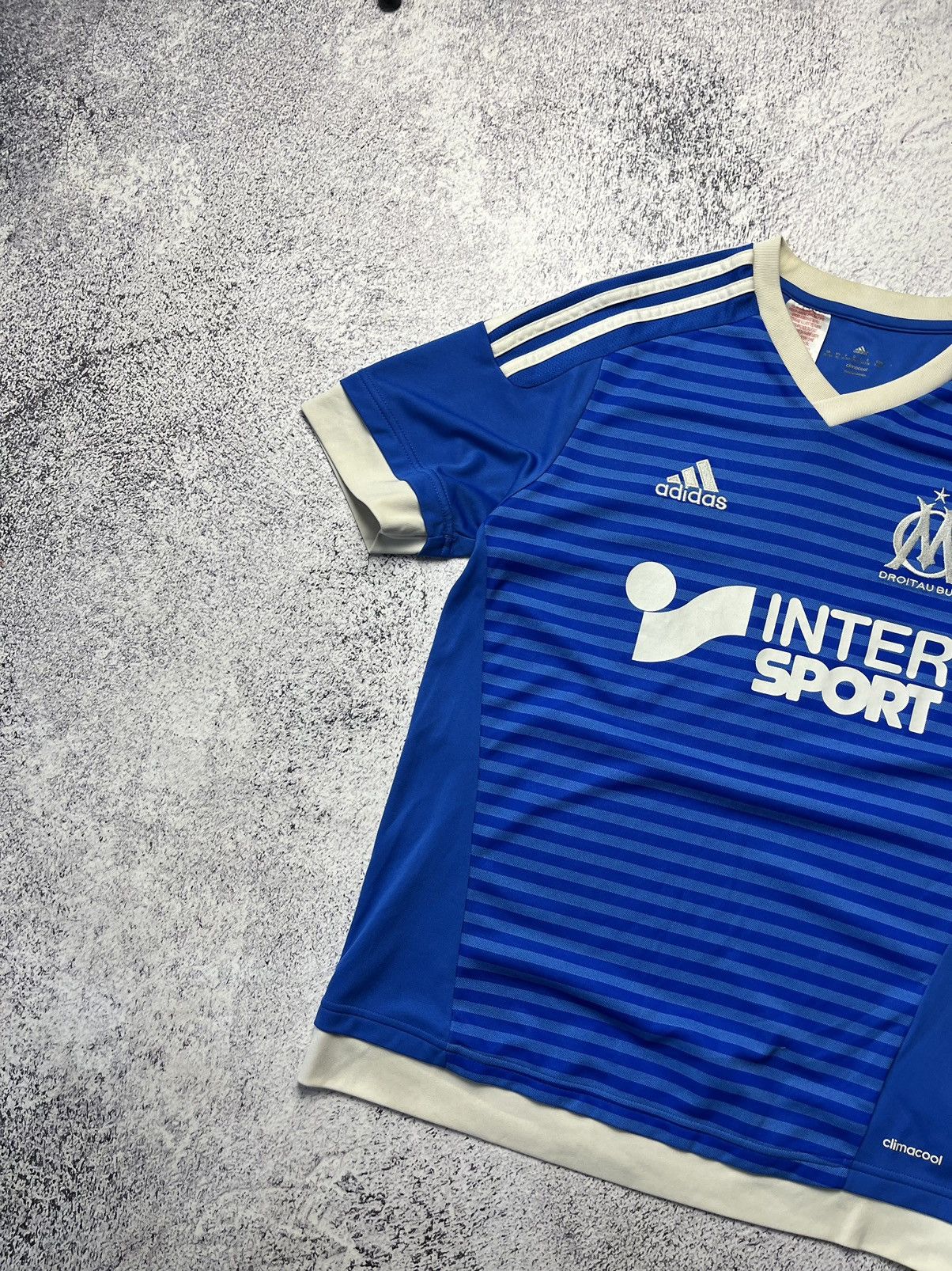 Adidas Vintage Adidas 2015/16 Olympique de Marseille Third Shirt Size US S / EU 44-46 / 1 - 4 Thumbnail