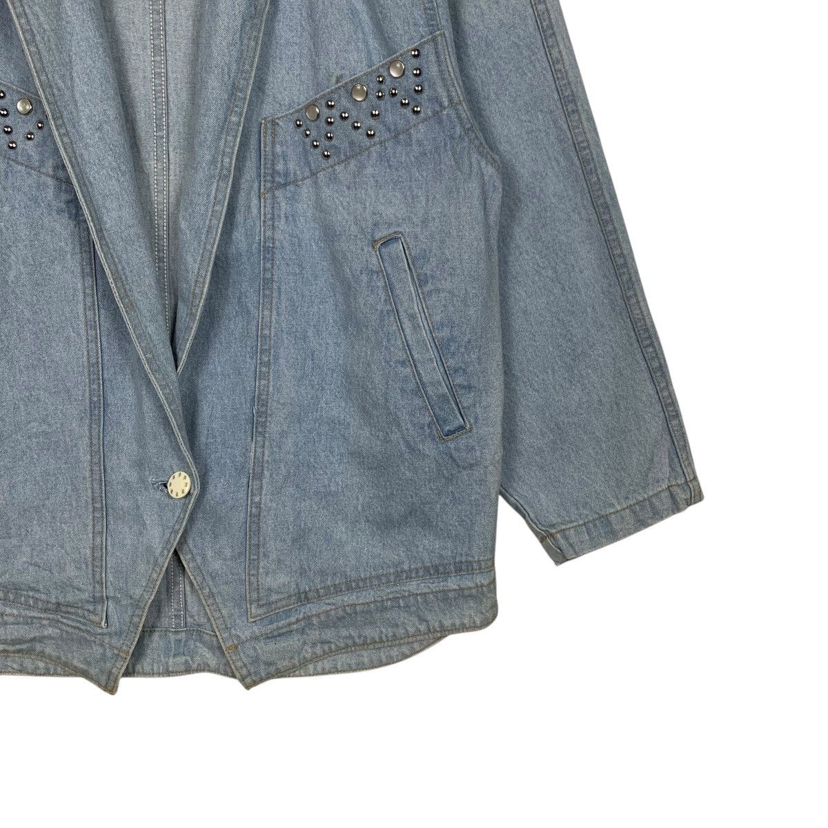 Vintage Vintage 90’s CETRA Blue Wash Jeans Jacket #2647-C118 Size L / US 10 / IT 46 - 4 Thumbnail
