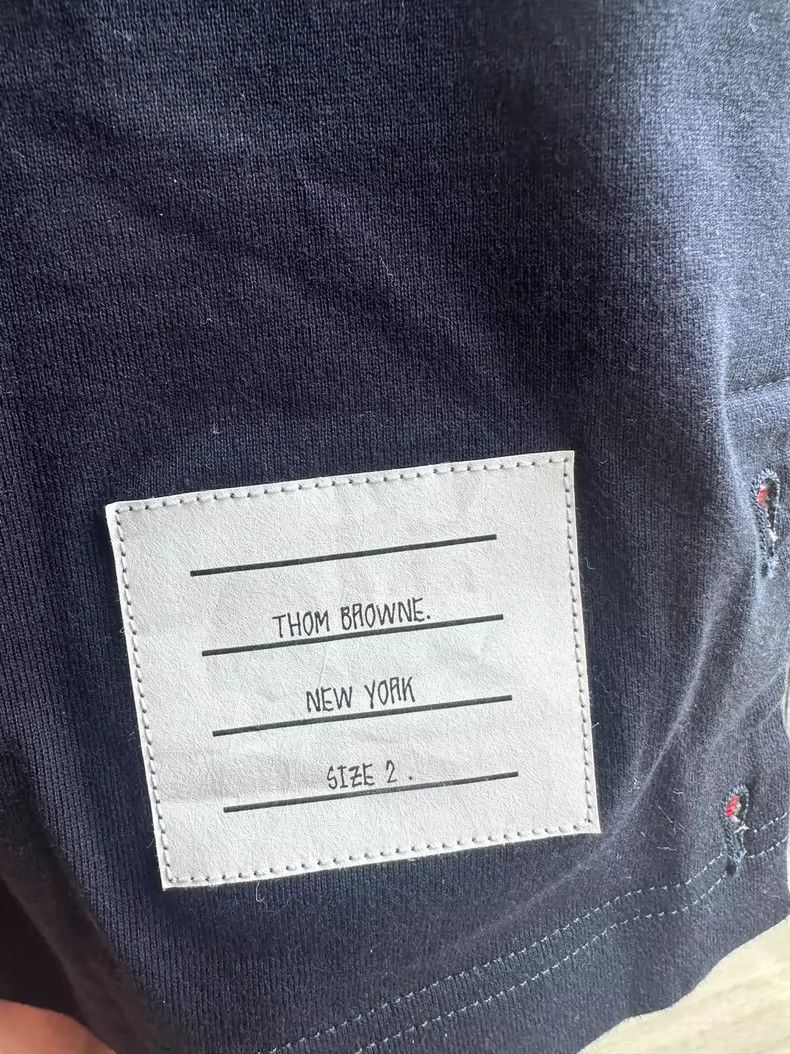 Thom Browne Thom Browne Cotton round neck short sleeves Size US M / EU 48-50 / 2 - 4 Thumbnail