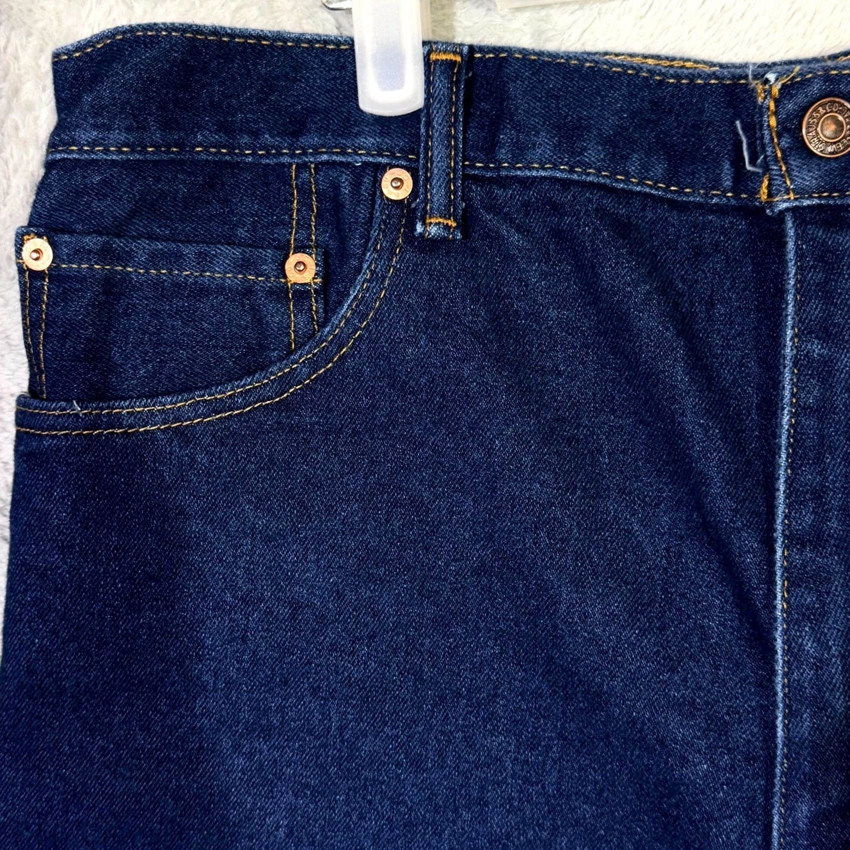 Levi's VINTAGE Levi’s 517 Men’s Jeans 38×34 Blue Denim Medium Wash High-Rise Bootcut Mens Jeans Size US 38 / EU 54 - 3 Thumbnail