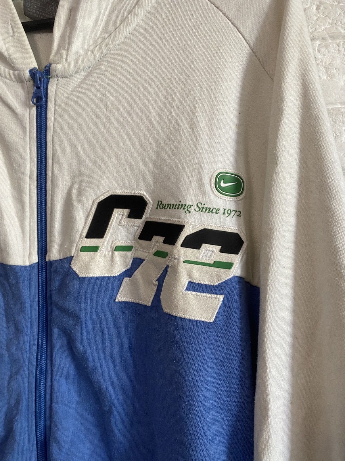 Nike × Vintage Vintage Nike COR72Z Zip Hoodie Cortez Size US L / EU 52-54 / 3 - 2 Thumbnail