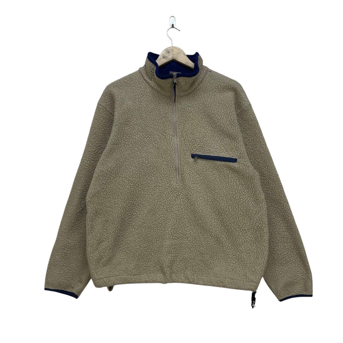L.L. Bean 💥Vintage LL Bean Pull Over Half Zipper Fleece Jacket Size US M / EU 48-50 / 2 - 1 Thumbnail
