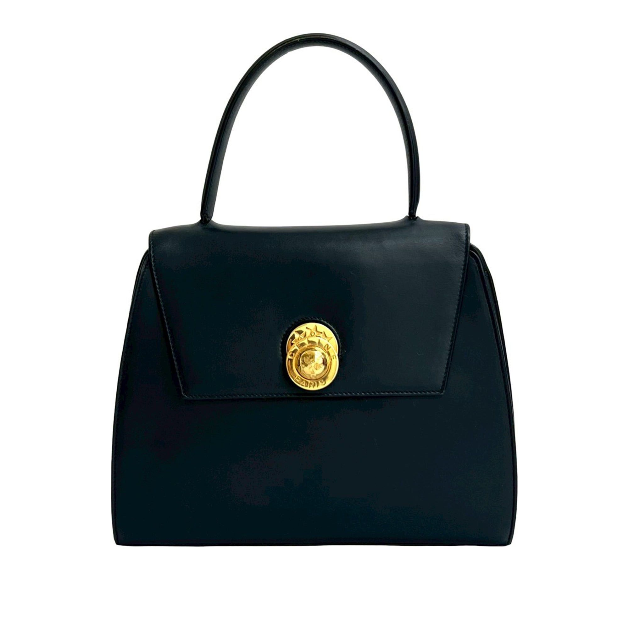 Calfskin Star Ball Top Handle Bag in Blue, Women's