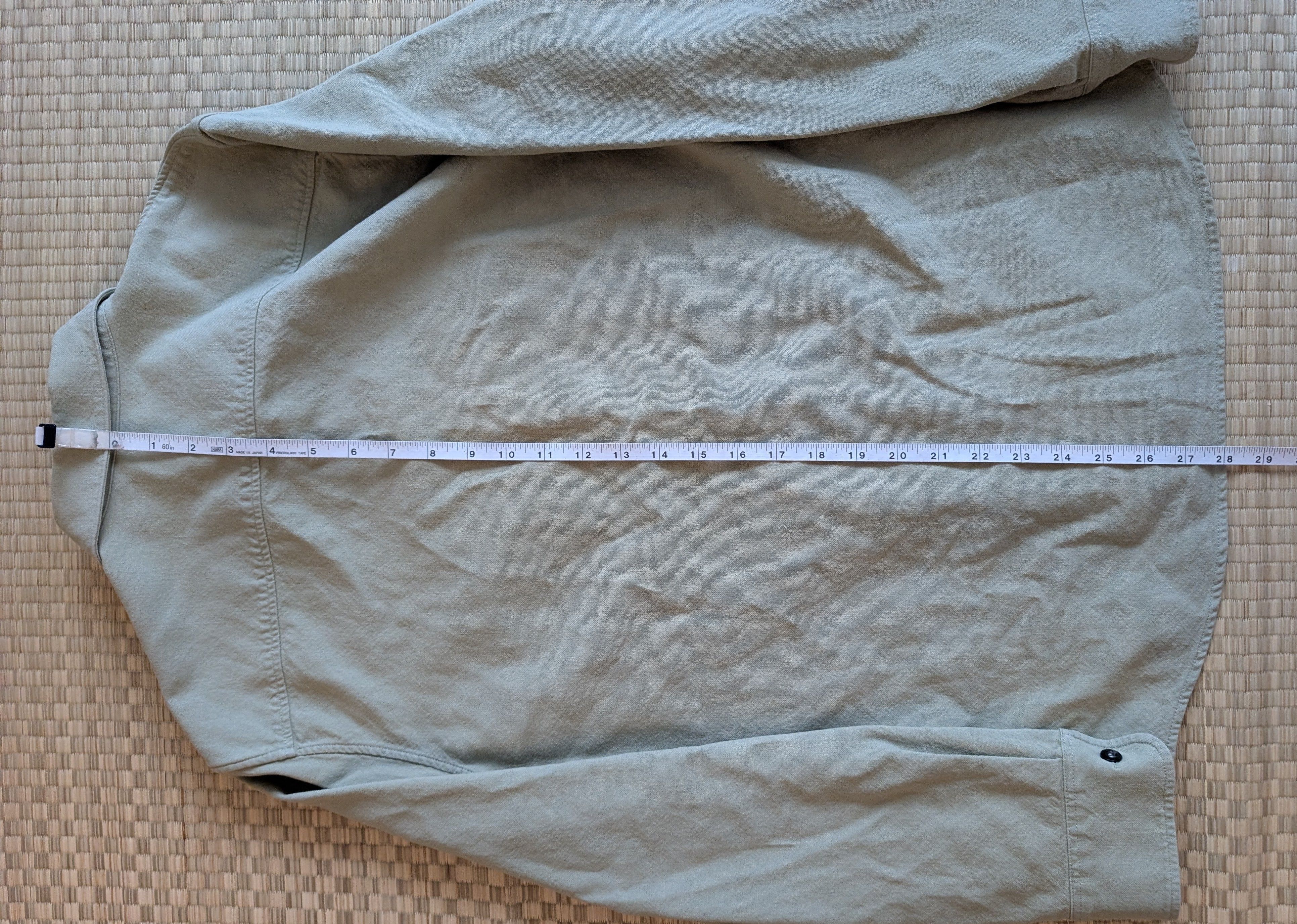 A.P.C. A.P.C. Cotton Linen Overshirt Deep Khaki Made in Tunisia Size US S / EU 44-46 / 1 - 6 Thumbnail