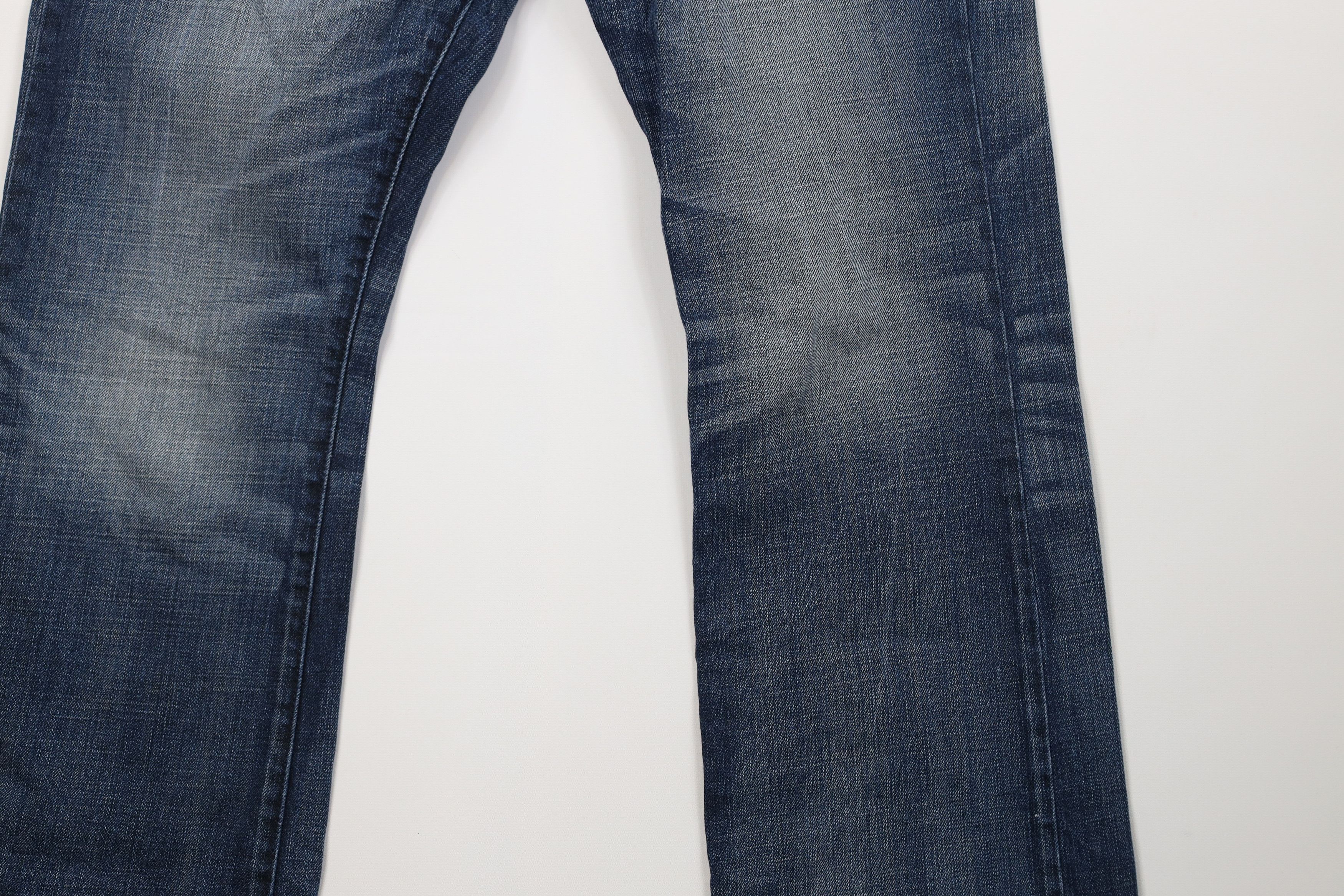 Express Express Fit Rocco Low Rise Boot Cut Wide Leg Jeans Blue Size US 32 / EU 48 - 4 Thumbnail