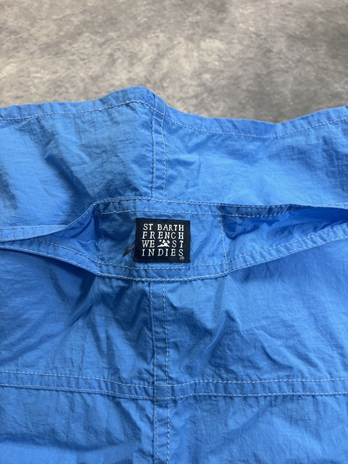 MC2 Saint Barth × Other × Vintage Vintage Cropped Pants Crinkle Nylon Tie Waist Beach Capris Size US 32 / EU 48 - 6 Thumbnail