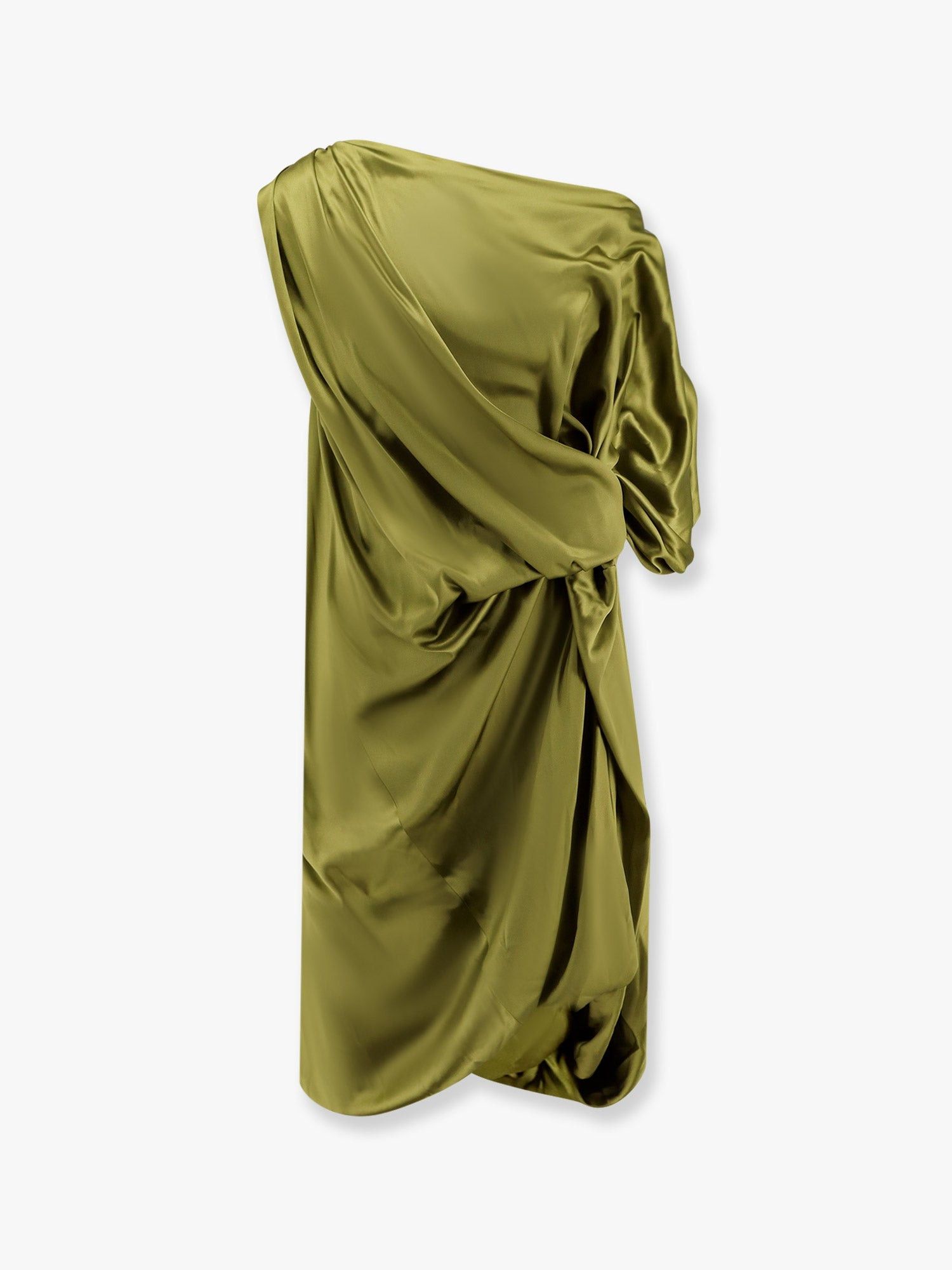 Dries Van Noten Dalant Silk Dress With Lateral Knot Size M / US 6-8 / IT 42-44 - 1 Thumbnail