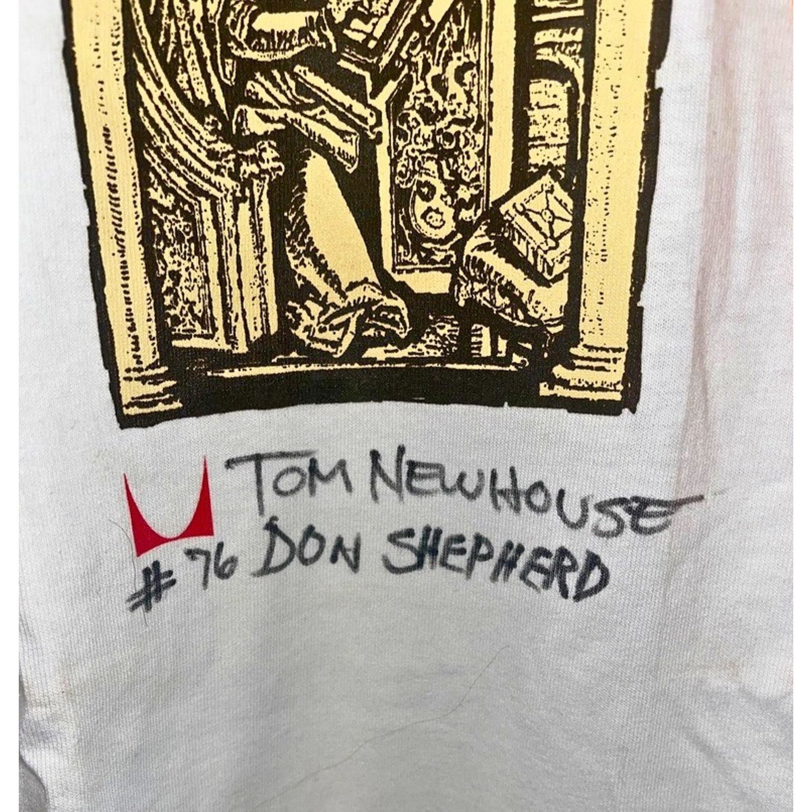 Fruit Of The Loom Herman Miller Eames Geneva Tee XL Signed Newhouse Shepherd Size US XL / EU 56 / 4 - 5 Thumbnail