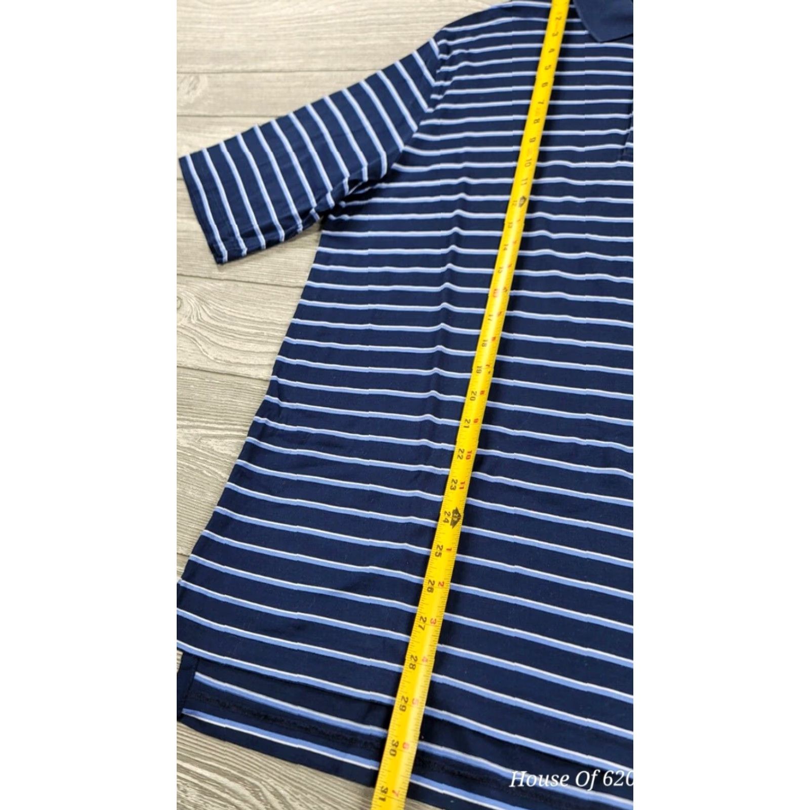 Ralph Lauren Ralph Lauren Polo Shirt M Blue Stripe Short Sleeve Men Polo Shirt Regular Fit Blue Navy Pony 50s 60s Inspired Size US M / EU 48-50 / 2 - 7 Thumbnail