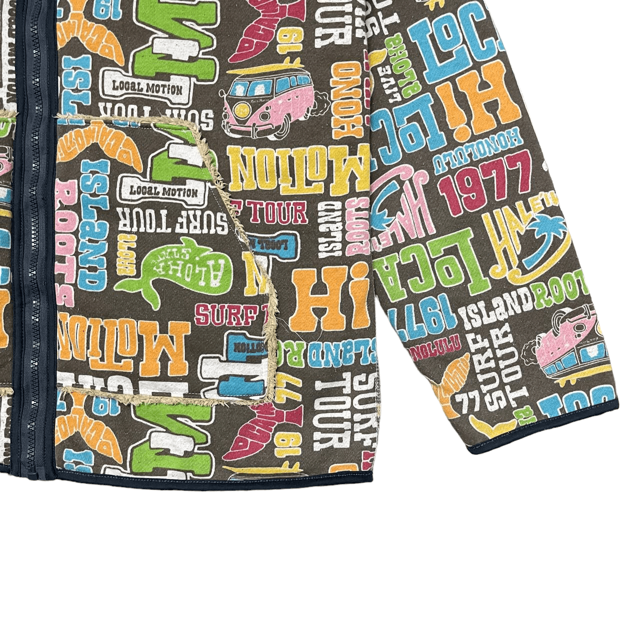 Japanese Brand Vintage Local Motion Hawaiian Surf Reversible Hooded Jacket Size US XL / EU 56 / 4 - 6 Thumbnail