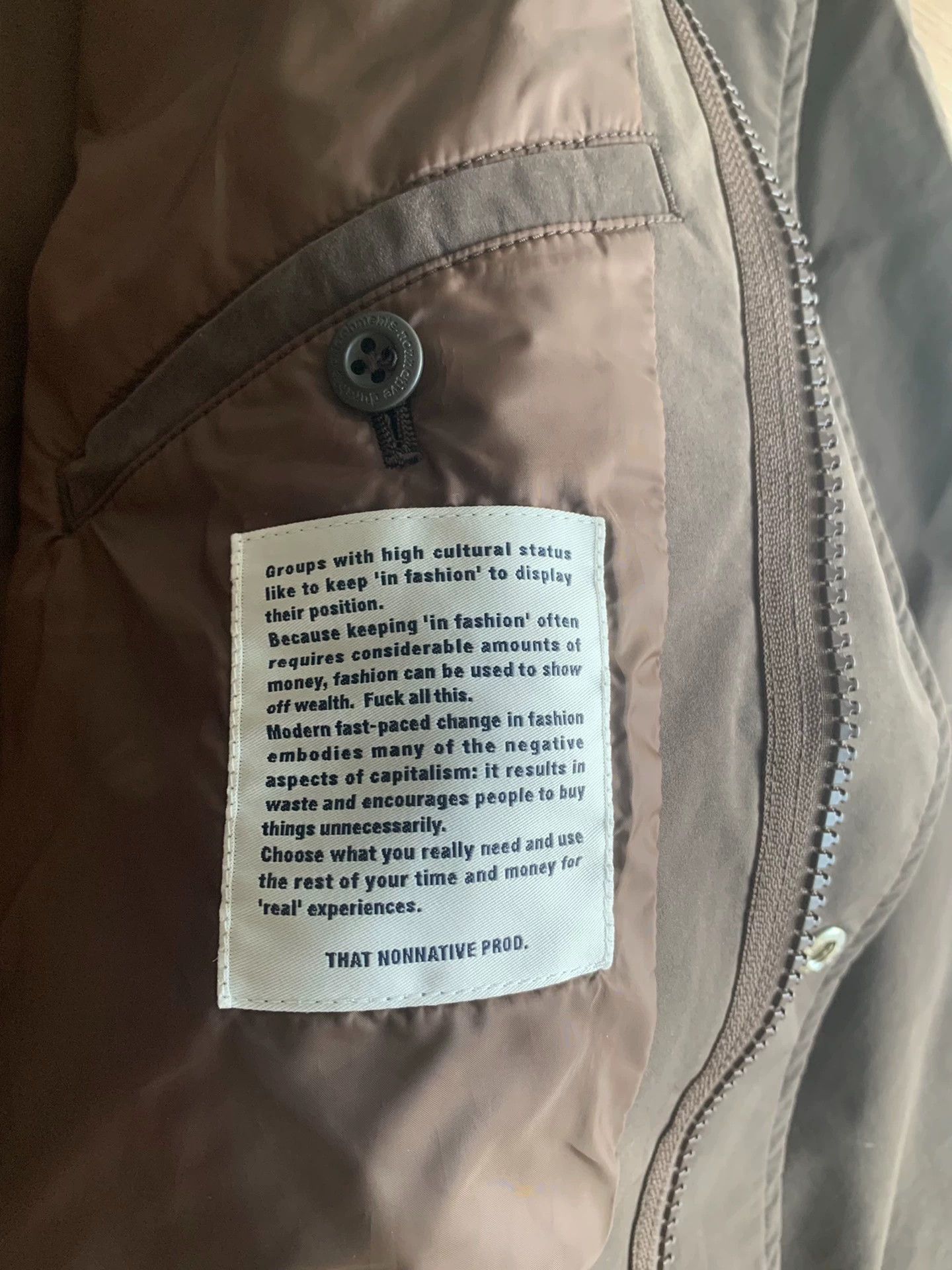 Nonnative nonnative TROOPER COAT nylon brown size 3 GORE-TEX Size US L / EU 52-54 / 3 - 5 Thumbnail