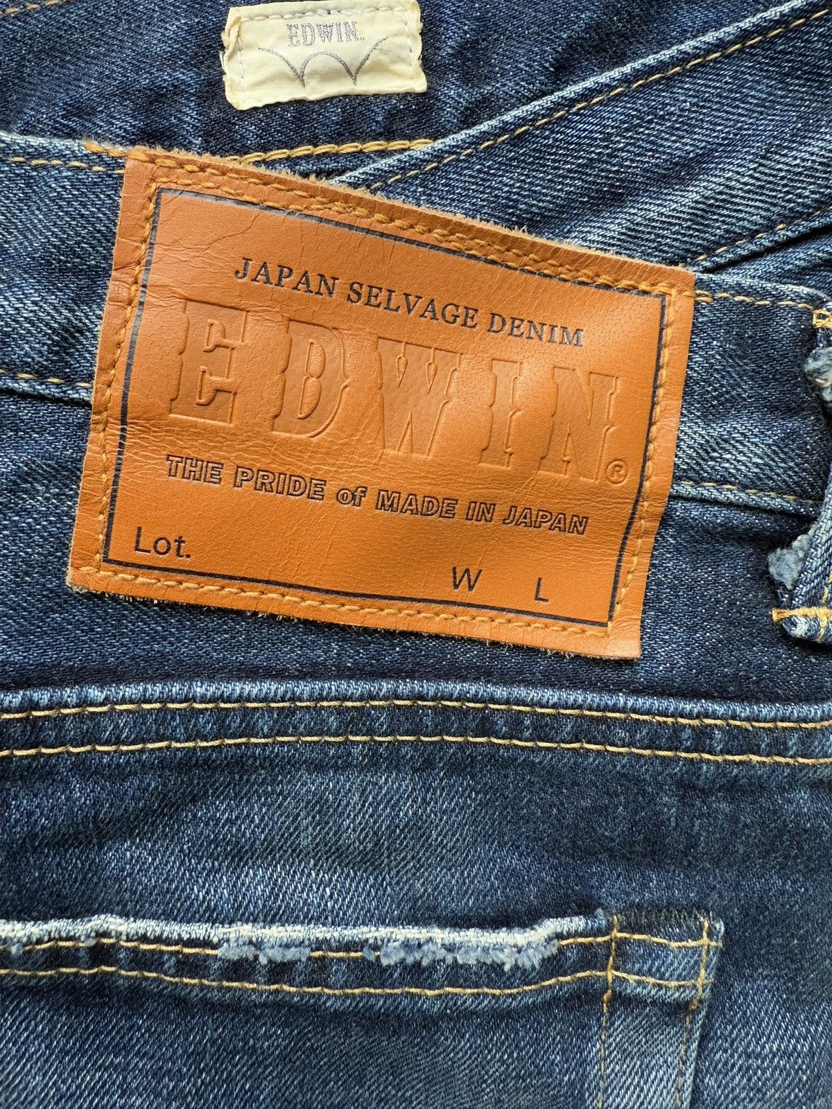 Edwin × Japanese Brand Edwin ESC33M Japanese selvedge denim pants 33x32 505 jeans Size US 33 - 6 Thumbnail