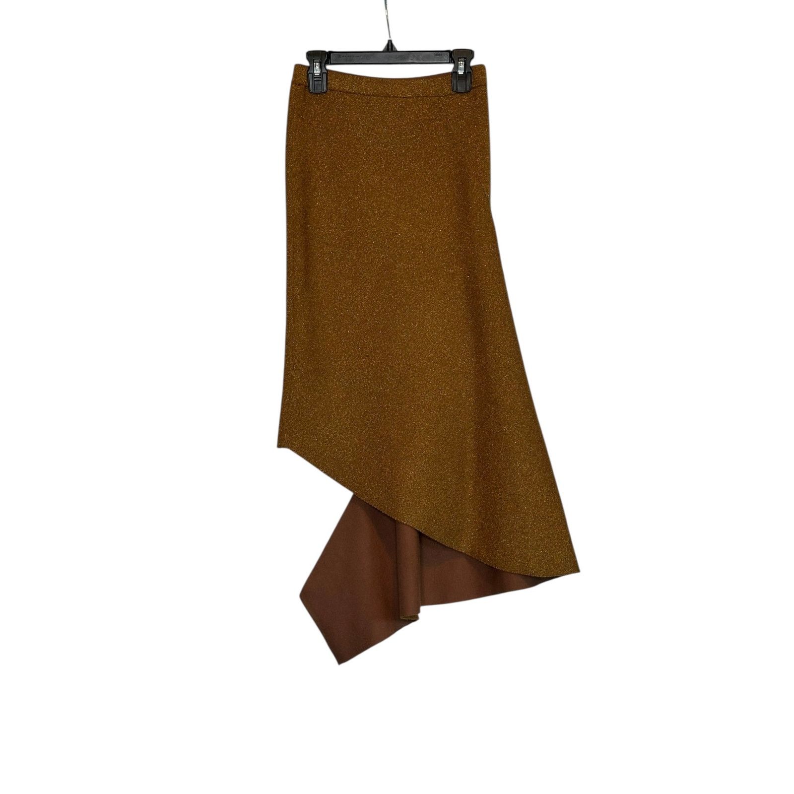 Alice + Olivia Alice + Olivia Maria Metallic Fitted Midi-Skirt Size XS Size 28" / US 6 / IT 42 - 18 Thumbnail