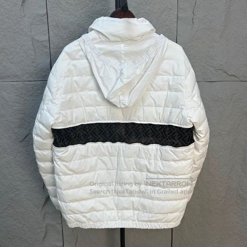 Fendi Fendi Adjustable Length White Hooded Down Jacket Size US M / EU 48-50 / 2 - 2 Thumbnail