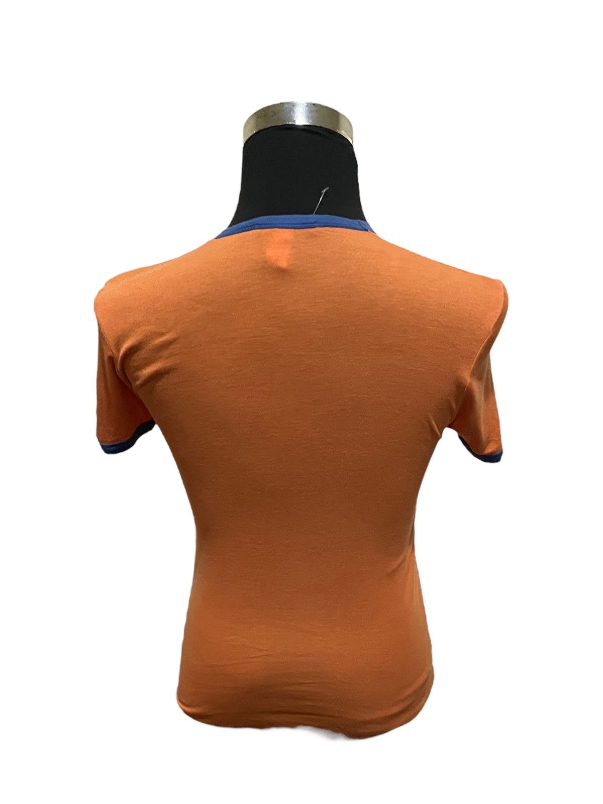 Dolce & Gabbana VTG '90s Dolce & Gabbana Italia Solarized Orange Ringer Tee Size S / US 4 / IT 40 - 8 Thumbnail