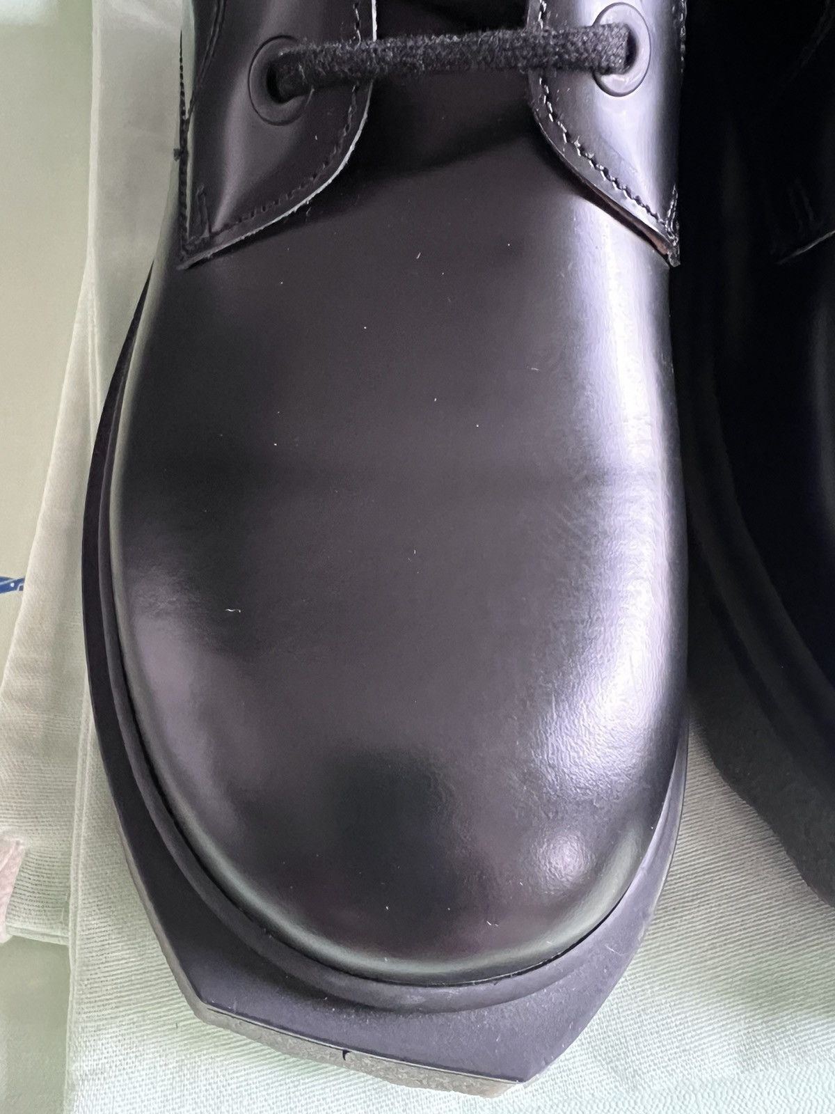 Off-White NIB $1.1K Sponge-Sole Army/Combat Boots, Italy SEND OFFERS Size US 9 / EU 42 - 13 Thumbnail