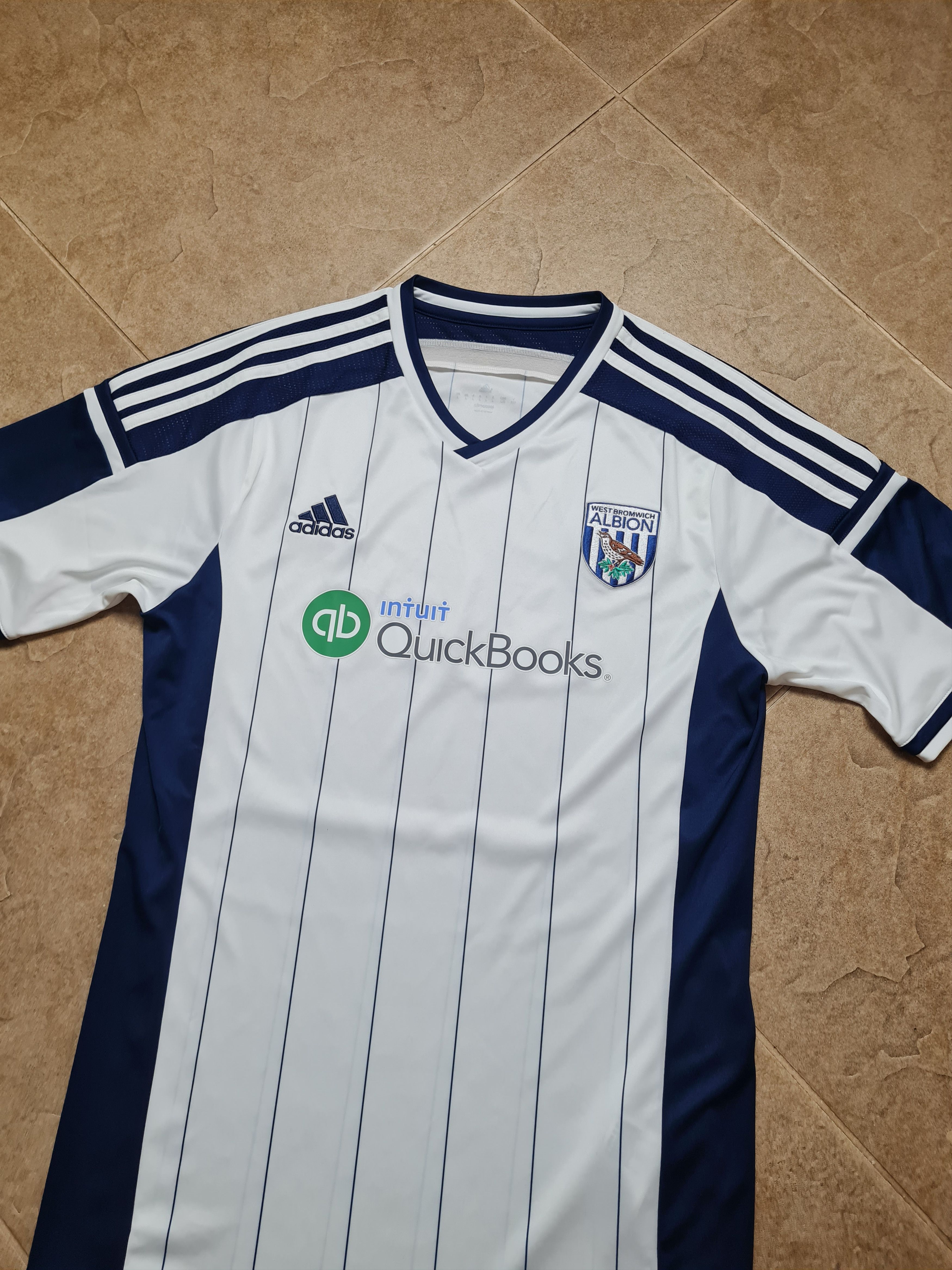 Adidas Jersey Adidas West Bromwich Albion WBA 2014-15 Soccer Shirt Size US L / EU 52-54 / 3 - 5 Thumbnail