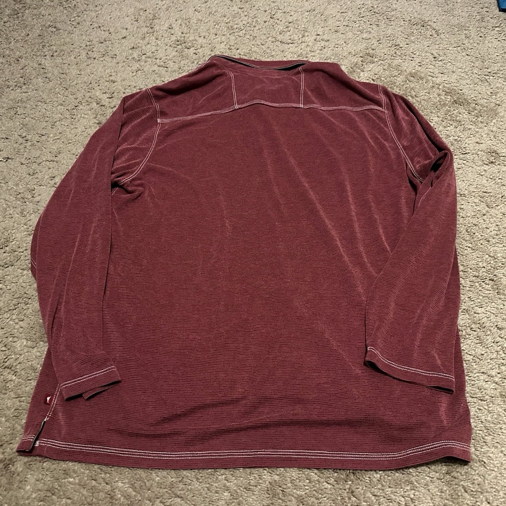 Tommy Bahama Tommy Bahama Polo Shirt Men's XLT Red Breathable Performance Long Sleeve Size US XL / EU 56 / 4 - 4 Thumbnail