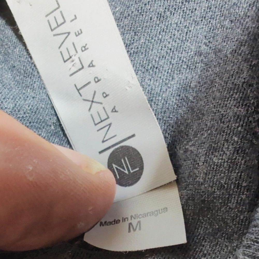 Next Level Apparel Wisk Aero Cora EV Private Plane Gray T-Shirt Sz M Size US M / EU 48-50 / 2 - 3 Thumbnail