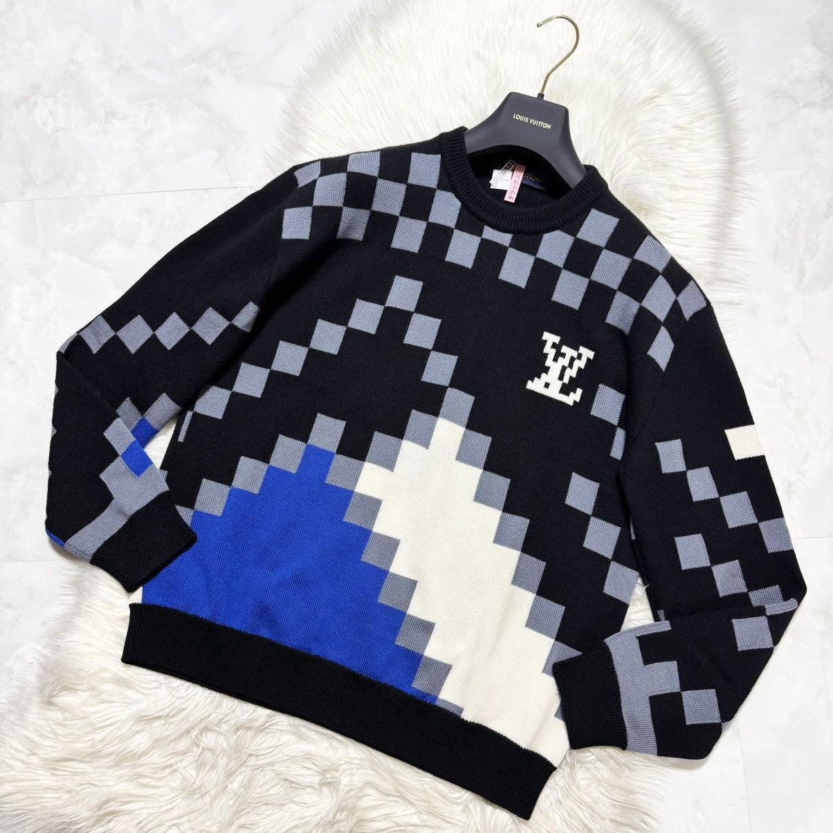Louis Vuitton Catalog-Featured Louis Vuitton Fair Isle Macro Sweater Size US L / EU 52-54 / 3 - 8 Thumbnail