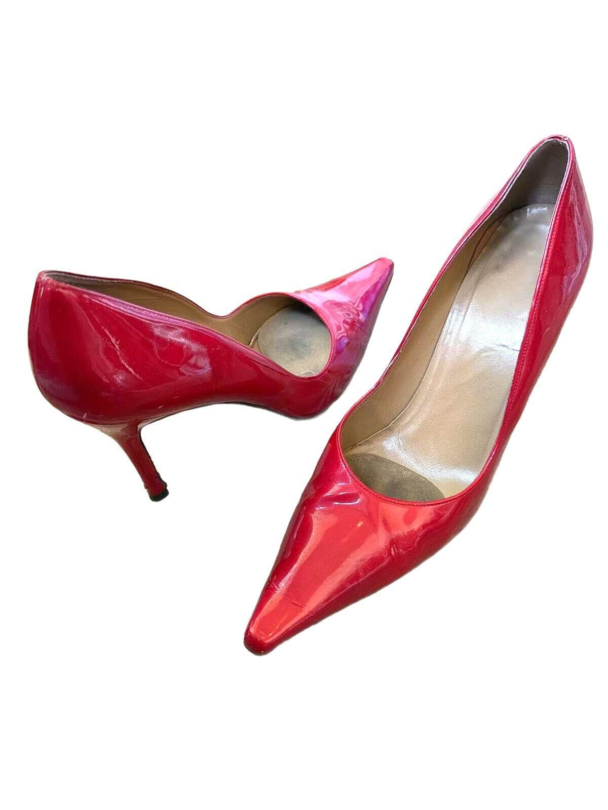 Stuart Weitzman Vintage Stuart Weitzman Red Patent Heels 9.5 Size US 9.5 / IT 39.5 - 6 Thumbnail