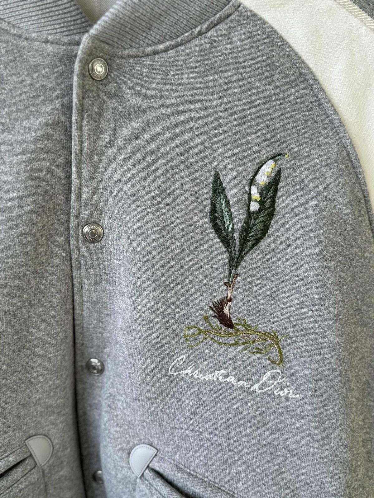 Dior Christian dior Lily of the Valley Varsity Jacket Size US XS / EU 42 / 0 - 4 Thumbnail