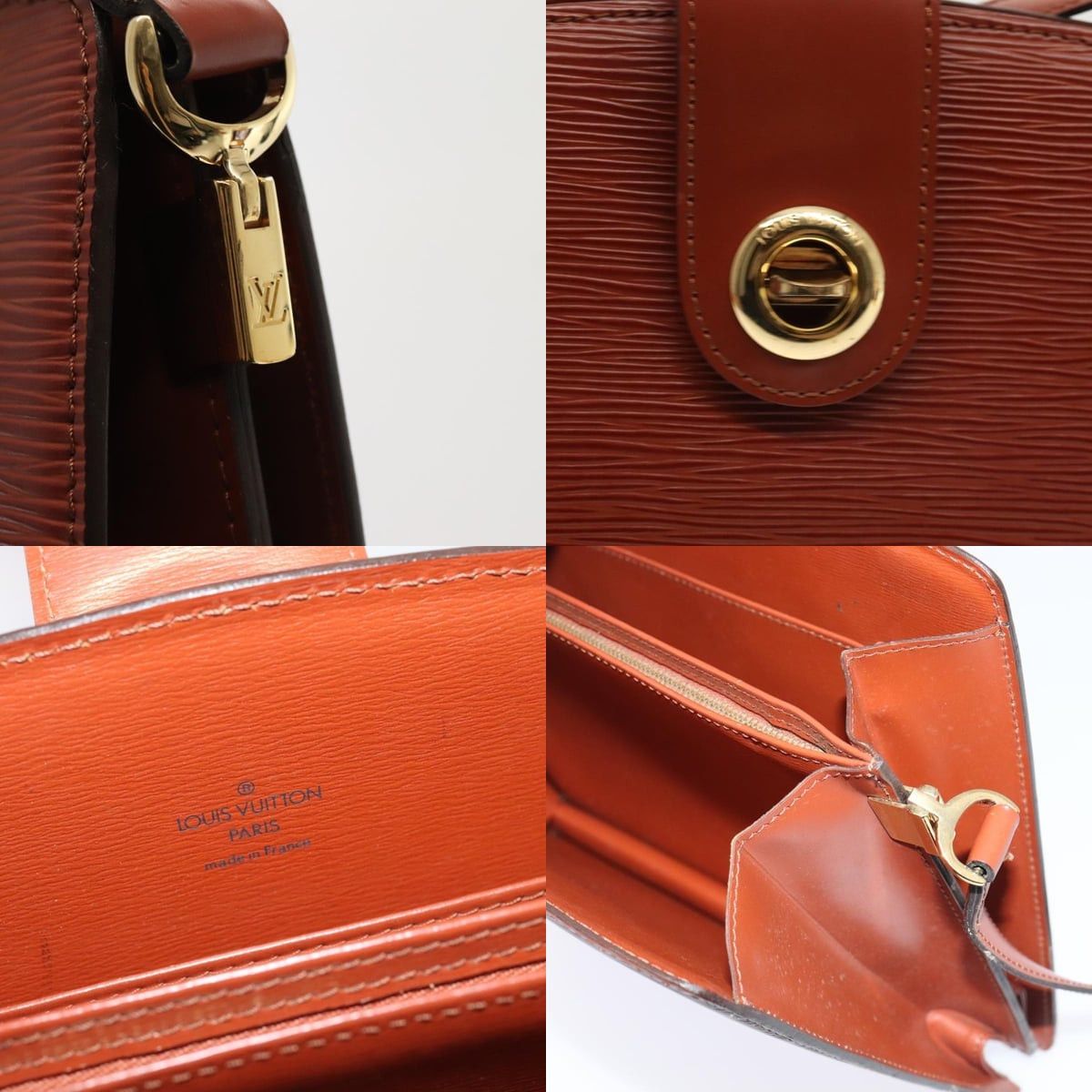 Louis Vuitton LOUIS VUITTON Epi Capuchin Shoulder Bag Brown M52343 Size ONE SIZE - 11 Thumbnail