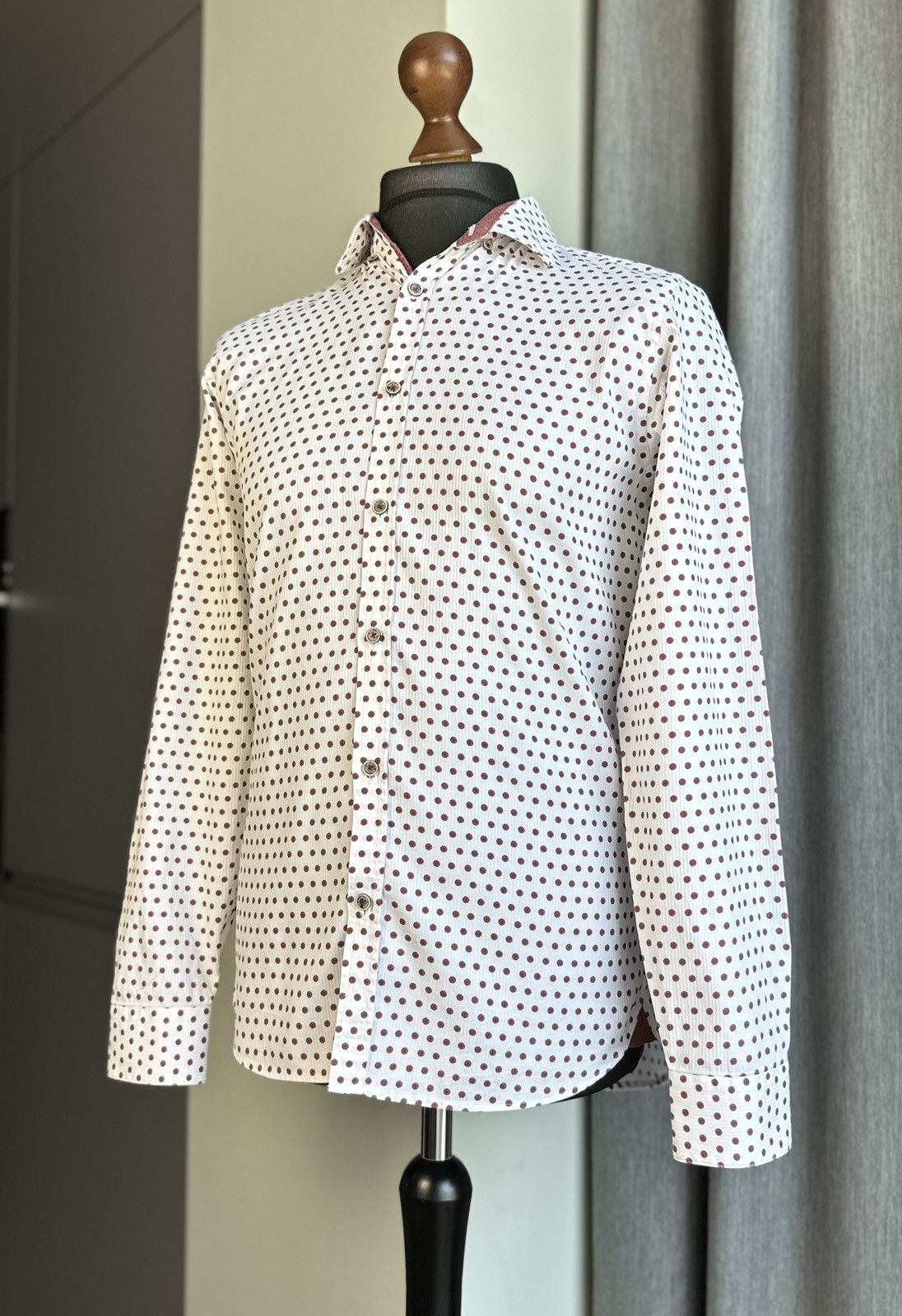 Luxury Ted Baker Ted Baker Men s Print Shirt Long Sleeve Size 3 Grailed