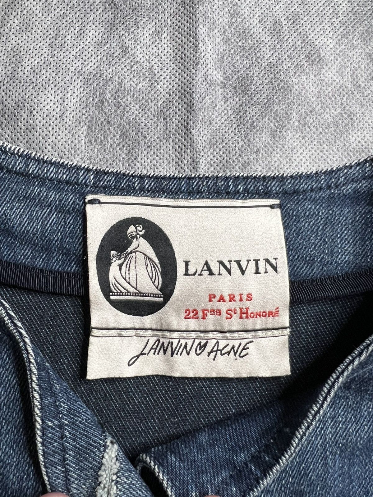 Lanvin LANVIN LOVES ACNE JEANS DENIM JACKET sz 38 WOMEN Size XS / US 0-2 / IT 36-38 - 13 Thumbnail